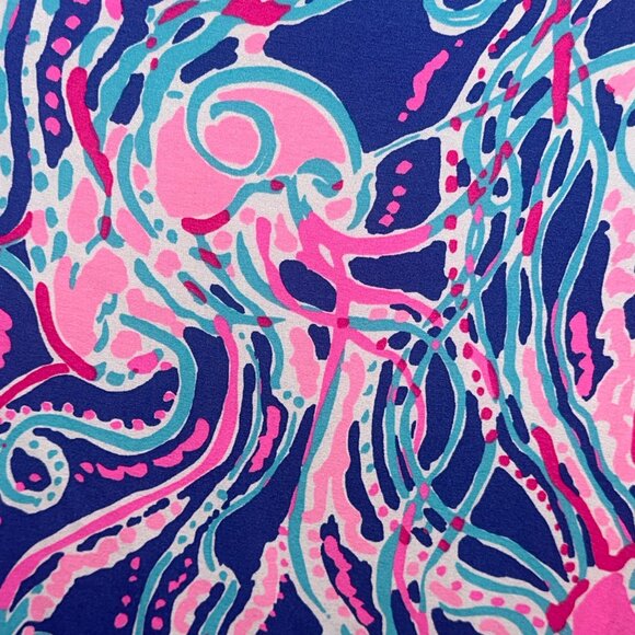 Lilly Pulitzer Sophie Dress Jellies Be Jammin' XS Preppy Vacation 3/4 Sleeve UPF - Picture 5 of 8
